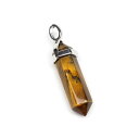イエロータイガーアイ 氷柱型 ペンダントトップ【2コ販売】▽ タイガーズアイ 虎目石 Tiger's eye ペンダント 天然石 ビーズ パワーストーン パーツ...