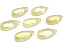 【粒販売】レモンクォーツ ペアシェイプ 13〜14mm【2粒販売】▽ レモン水晶 硫黄水晶 Lemon quartz しずく 雫 粒売り 天然石 ビーズ パワー...