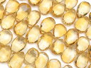 シトリン ペアシェイプカット 9〜13mm 【1連販売】▽ シトリントパーズ 黄水晶 Citrine 11月の誕生石 しずく 雫 連売り 天然石 ビーズ パワー...