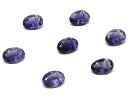 アイオライト オーバルファセットカット 7×5mm［プレミアムカット］▽ コーディエライト ダイクロアイト 菫青石 Iolite 9月の誕生石 裸石 粒売り 天然石 ビーズ パワーストーン パーツ アクセサリー 素材 材料