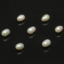 【粒販売】淡水真珠 パール ライス 5～6mm【6粒販売】▽ 本真珠 淡水パール パール Pearl 6月の誕生石 ナツメ 粒売り 天然石 ビーズ パワーストーン パーツ アクセサリー 素材 材料