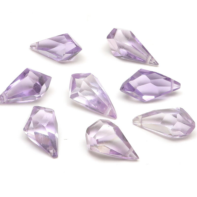 【粒販売】アメジスト ラフドロップカット 10～11mm【2粒販売】▽ アメシスト 紫水晶 Amethyst 2月の誕生石 しずく 雫 粒売り 天然石 ビーズ パワーストーン パーツ アクセサリー 素材 材料