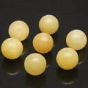 【粒販売】イエロージェード 丸玉 10mm【10粒販売】▽ カルサイト 方解石 Calcite Jade ラウンド 丸ビーズ 粒売り 天然石 ビーズ パワースト...