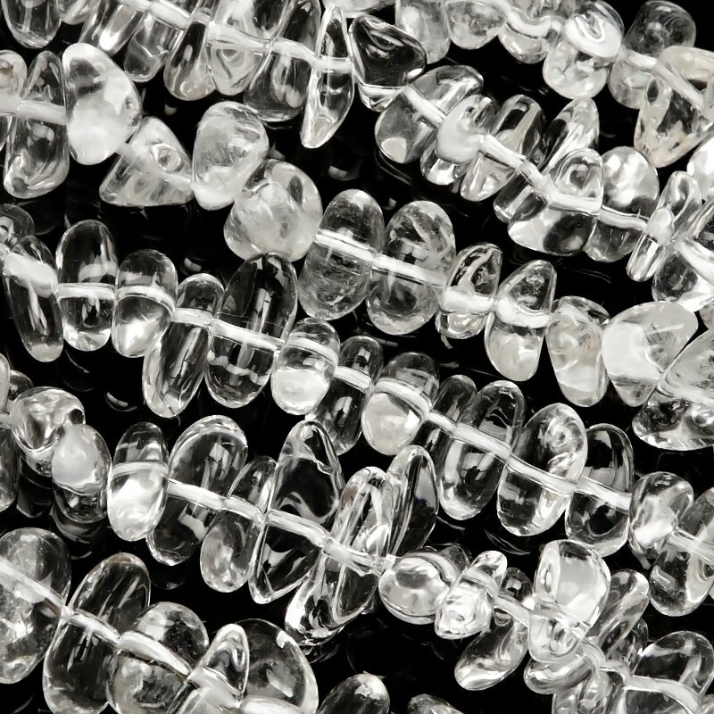 天然水晶 クリスタルクォーツ チップ 5〜15mm【1連販売】▽ クリスタル 水晶 本水晶 ロッククリスタル 水精 石英 Crystal quartz 4月の誕...