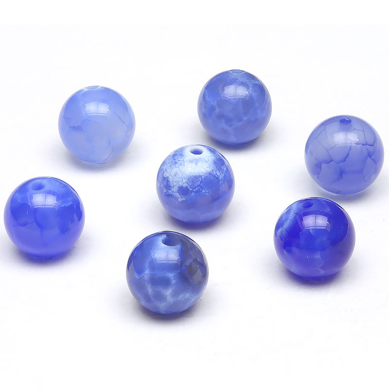 【粒販売】ブルーファイアーアゲート 丸玉 8mm【10粒販売】▽ アゲート メノウ アゲット 瑪瑙 Agate ラウンド 丸ビーズ 粒売り 天然石 ビーズ パワーストーン パーツ アクセサリー 素材 材料