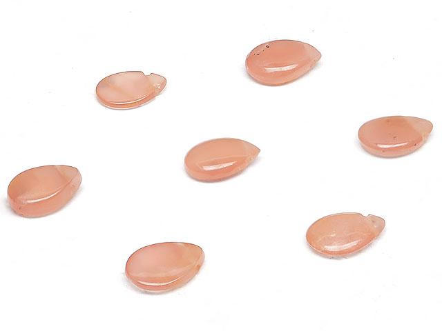 ペルー産 インカローズ ペアシェイプ 6～7mm▽ ロードクロサイト 菱マンガン鉱 Incarose Rhodochrosite しずく 雫 粒売り 天然石 ビーズ パワーストーン パーツ アクセサリー 素材 材料