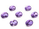 アフリカ産 アメジスト オーバルファセットカット ルース 8×6mm【6コ販売】▽ アメシスト 紫水晶 Amethyst 2月の誕生石 裸石 粒売り 天然石 ビーズ パワーストーン パーツ アクセサリー 素材 材料