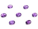 アフリカ産 アメジスト オーバルファセットカット ルース 6×4mm▽ アメシスト 紫水晶 Amethyst 2月の誕生石 裸石 粒売り 天然石 ビーズ パワーストーン パーツ アクセサリー 素材 材料