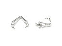 SILVER925 バチカン 8×4mm【2コ販売】▽ シルバー925 パーツ アクセサリー クラフト 金具 USA製 925銀 スターリングシルバー Ster...