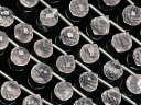 ローズクォーツ オニオンカット 7〜8mm【1連販売】▽ 紅水晶 バラ石英 Rose quartz 10月の誕生石 しずく 雫 連売り 天然石 ビーズ パワース...