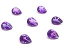 アフリカ産 アメジスト ペアシェイプファセットカット ルース 7×5mm【7コ販売】▽ アメシスト 紫水晶 Amethyst 2月の誕生石 裸石 粒売り 天然石...