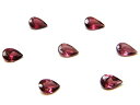 ロードライトガーネット ペアシェイプファセットカット ルース 6×4mm【5コ販売】▽ パープルガーネット パイロープ アルマンディン 1月の誕生石 柘榴石 ざ...