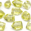 【粒販売】レモンクォーツ ホームベースファセットカット 11〜12mm【1粒販売】▽ レモン水晶 硫黄水晶 Lemon quartz 多角形 粒売り 天然石 ビ...