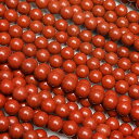 レッドジャスパー 丸玉 4mm【1連販売】▽ ジャスパー 碧玉 Jasper ラウンド 丸ビーズ 連売り 天然石 ビーズ パワーストーン パーツ アクセサリー ...