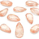 【粒販売】オレンジトパーズ ペアシェイプカット 12×6mm【2粒販売】▽ トパーズ Topaz 11月の誕生石 しずく 雫 粒売り 天然石 ビーズ パワースト...