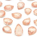 【粒販売】オレンジトパーズ ペアシェイプカット 9×6mm【4粒販売】▽ トパーズ Topaz 11月の誕生石 しずく 雫 粒売り 天然石 ビーズ パワーストー...