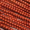 レッドジャスパー 丸玉 3mm【1連販売】▽ ジャスパー 碧玉 Jasper ラウンド 丸ビーズ 連売り 天然石 ビーズ パワーストーン パーツ アクセサリー ...