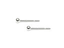 SILVER925 ボールピアス 2mm【1ペア販売】▽ シルバー925 パーツ アクセサリー クラフト 金具 USA製 925銀 スターリングシルバー Ste...