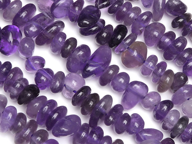 アメジスト ナゲット 5～12mm▽ アメシスト 紫水晶 Amethyst 2月の誕生石 タンブル 連売り 天然石 ビーズ パワーストーン パーツ アクセサリー 素材 材料