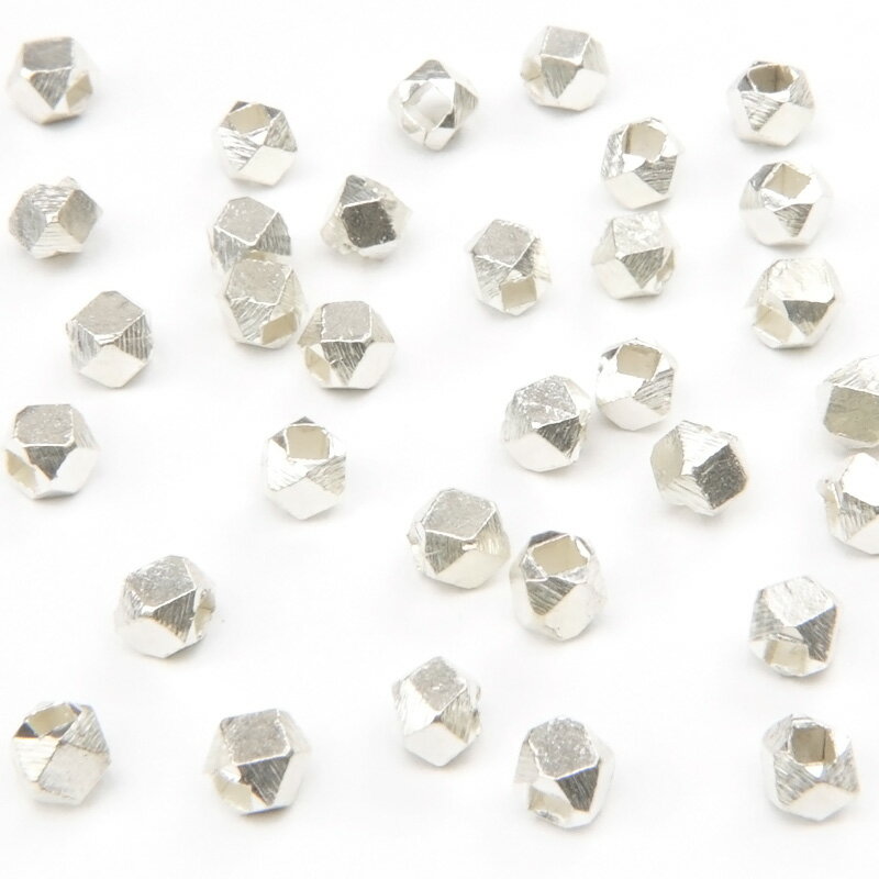 カレンシルバー ビーズ 3mm【4コ販売】▽ シルバー950 ブリタニアシルバー ハンドメイド パーツ アクセサリー クラフト パーツ 手作り 金具 シルバー ...