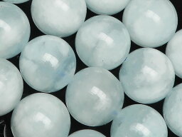 アクアマリン 丸玉 12mm No.3【1連販売】▽ アクワマリン 藍玉 緑柱石 Aquamarine 3月の誕生石 ラウンド 丸ビーズ 連売り 天然石 ビーズ パワーストーン パーツ アクセサリー 素材 材料