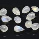 【粒販売】レインボームーンストーン ドロップカット 8〜9mm【3粒販売】▽ ムーンストーン ホワイトラブラドライト Moonstone 6月の誕生石 しずく ...