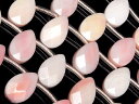 クイーンコンクシェル ペアシェイプカット 12×8mm▽ コンク貝 ピンクガイ Queen conch shell しずく 雫 連売り 天然石 ビーズ パワース...