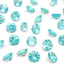 マダガスカル産 アパタイト コインファセットカット ルース 5mm【1コ販売】▽ 燐灰石 Apatite 裸石 ラウンドカット 粒売り 天然石 ビーズ パワース...