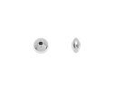 SILVER925 ソーサービーズ 3.3×2mm【10コ販売】▽ シルバー925 パーツ アクセサリー クラフト 金具 USA製 925銀 スターリングシルバ...