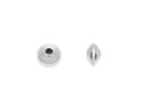 SILVER925 ソーサービーズ 4.5×3mm【6コ販売】▽ シルバー925 パーツ アクセサリー クラフト 金具 USA製 925銀 スターリングシルバー...