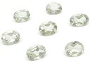 グリーンアメジスト オーバルファセットカット ルース 8×6mm【10コ販売】▽ プラシオライト プラジオライト Prasiolite Amethyst 2月の誕生石 グリーンアメシスト グリーンクォーツ 裸石 粒売り 天然石 ビーズ パワーストーン パーツ アクセサリー 素材 材料