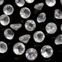 ブラジル産 ローズクォーツ コインファセットカット ルース 6mm【4コ販売】▽ 紅水晶 バラ石英 Rose quartz 10月の誕生石 裸石 ラウンドカット...