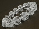 朱雀 彫刻 クリスタル 丸玉ブレス 16mm No.2【1コ販売】▽ クリスタル 水晶 本水晶 ロッククリスタル 水精 石英 Crystal quartz 4月...