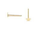 14KGF ポストピアス 星 3.5mm【1ペア販売】▽ パーツ アクセサリー クラフト 金具 USA製 14Kゴールドフィルド 14金ゴールドフィルド 14K...