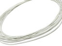 レザーコード(牛革ひも) ホワイト 1mm【3m販売】▽ 革ひも 革紐 本革 丸紐 パーツ ハンドメイド アクセサリー クラフト 手芸 素材 材料