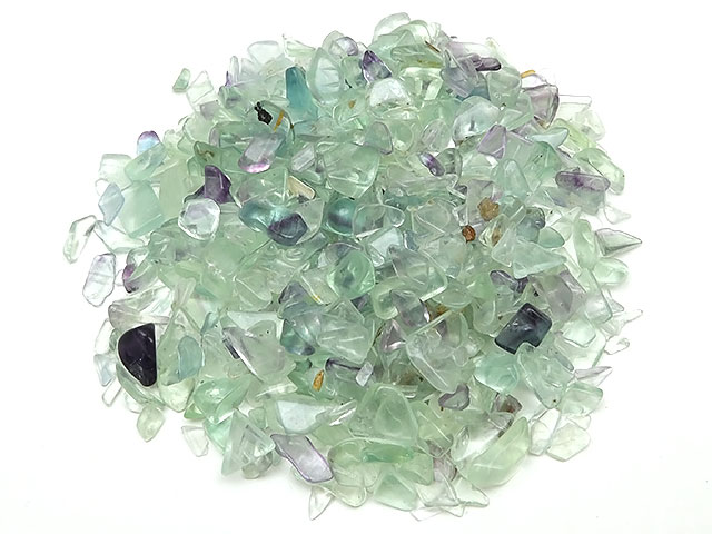 マルチカラーフローライト チップ(さざれ)【100g】▽ フローライト フルオライト 蛍石 Fluorite さざれ石 天然石 ビーズ パワーストーン パーツ ...