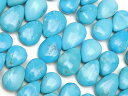 アリゾナ産 スリーピングビューティーターコイズ ペアシェイプ 9〜13mm No.5【1連販売】▽ ターコイズ スカイストーン トルコ石 Turquoise 1...