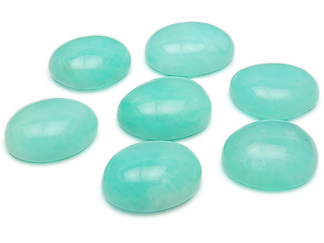 ペルー産 アマゾナイト ナゲット カボション 10～15mm【3コ販売】▽ ホープストーン 天河石 Amazonite ルース 粒売り …