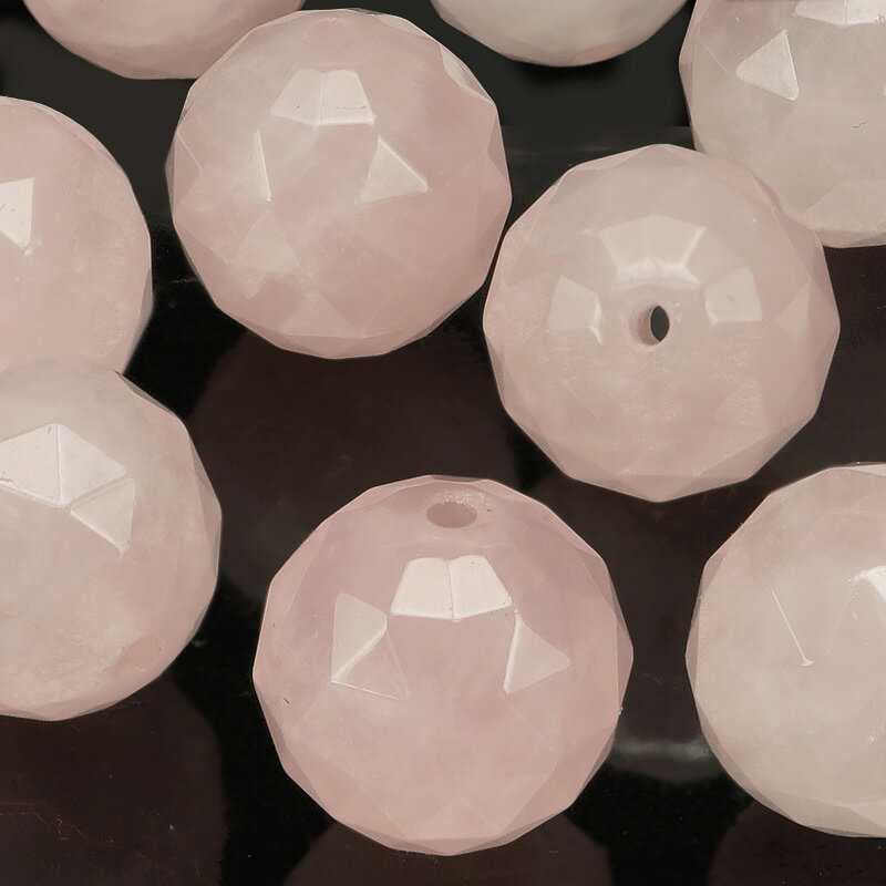 γۥ ȥ饤󥰥륫å ݶ 12mm4γۢ ȿ徽 Хб Rose quartz 10 ̥å 饦ɥå...