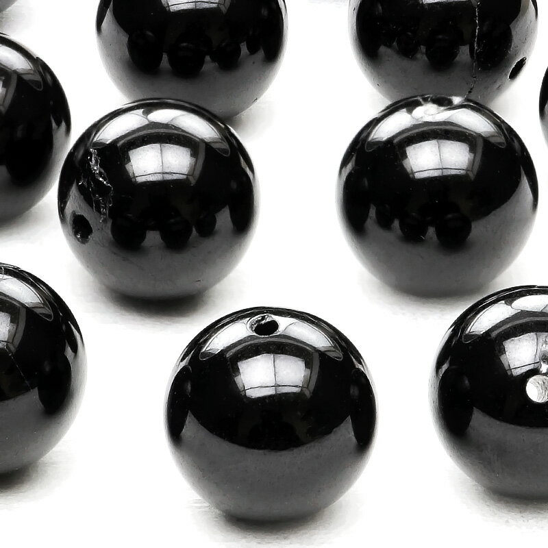 【粒販売】タイ産 ブラックスピネル 丸玉 10mm【4粒販売】▽ スピネル ヘルシナイト 尖晶石 Spinel 8月の誕生石 ラウンド 丸ビーズ 粒売り 天然石...