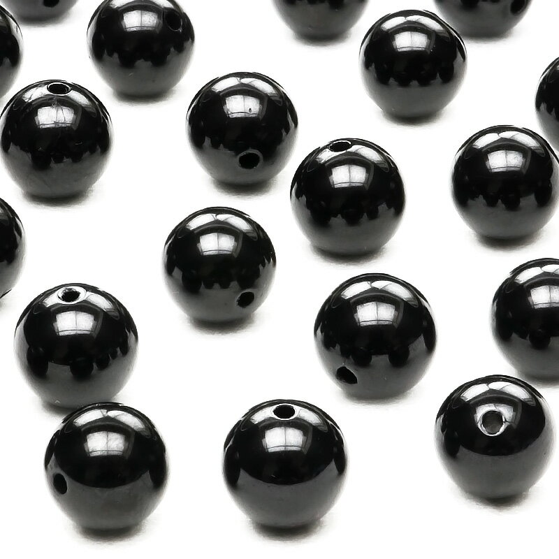 【粒販売】タイ産 ブラックスピネル 丸玉 6mm【8粒販売】▽ スピネル ヘルシナイト 尖晶石 Spinel 8月の誕生石 ラウンド 丸ビーズ 粒売り 天然石 ...