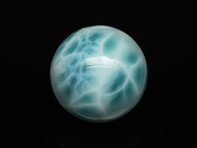 【鑑別書付き】ラリマー スフィア 40mm No.17【1点もの】