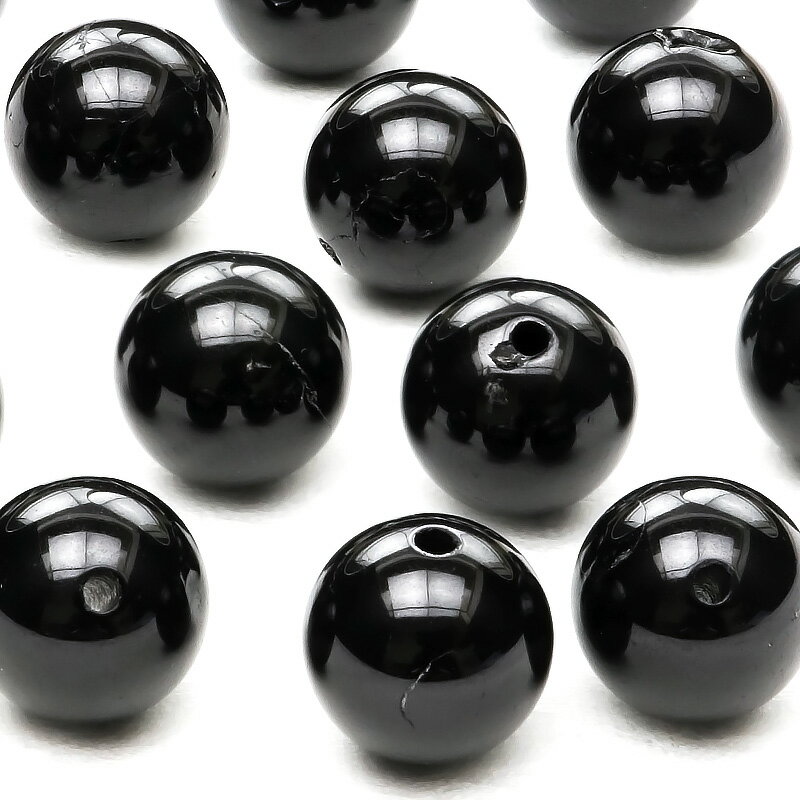 【粒販売】タイ産 ブラックスピネル 丸玉 8mm【6粒販売】▽ スピネル ヘルシナイト 尖晶石 Spinel 8月の誕生石 ラウンド 丸ビーズ 粒売り 天然石 ...