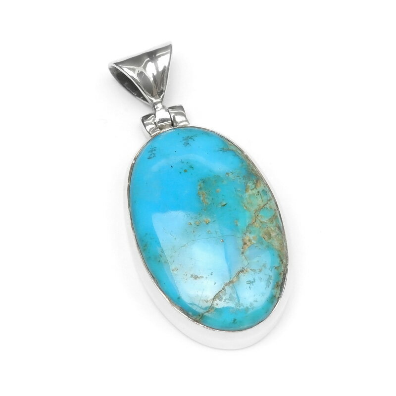 アリゾナ産 スリーピングビューティー ペンダントトップ No.4【1点もの】▽ ターコイズ スカイストーン トルコ石 Turquoise 12月の誕生石 ペンダ...