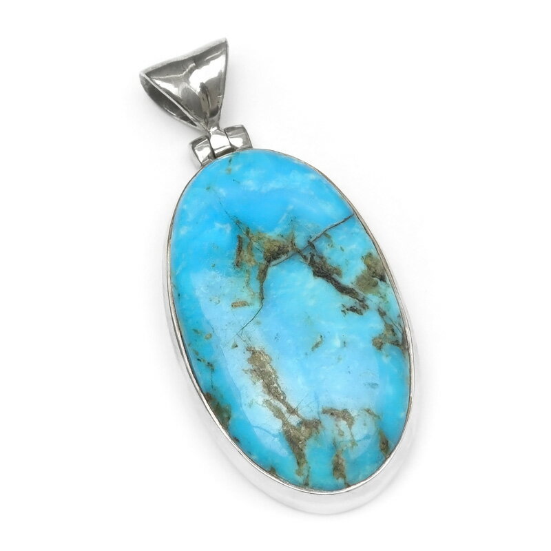アリゾナ産 スリーピングビューティー ペンダントトップ No.7【1点もの】▽ ターコイズ スカイストーン トルコ石 Turquoise 12月の誕生石 ペンダ...