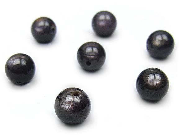 【粒販売】スターサファイア 丸玉 6mm【3粒販売】