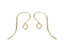 14KGF ピアスフック typeX【1ペア販売】▽ パーツ アクセサリー クラフト 金具 USA製 14Kゴールドフィルド 14金ゴールドフィルド 14K G...