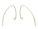 14KGF ピアスフック typeY【1ペア販売】▽ パーツ アクセサリー クラフト 金具 USA製 14Kゴールドフィルド 14金ゴールドフィルド 14K G...