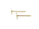 14KGF ポストピアス 平皿 6mm【1ペア販売】▽ パーツ アクセサリー クラフト 金具 USA製 14Kゴールドフィルド 14金ゴールドフィルド 14K ...