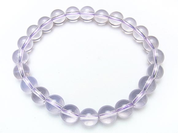 スコロライト 丸玉ブレス 7mm No.17【1点もの】▽ ラベンダークォーツ ピンクファイヤーアメジスト ハイドレンジアクォーツ Scorolite ブレスレ...